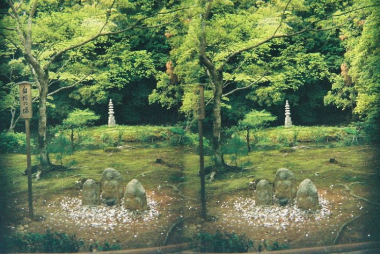 Japan, 3D, Kyoto, Steinpagode, Moosgarten